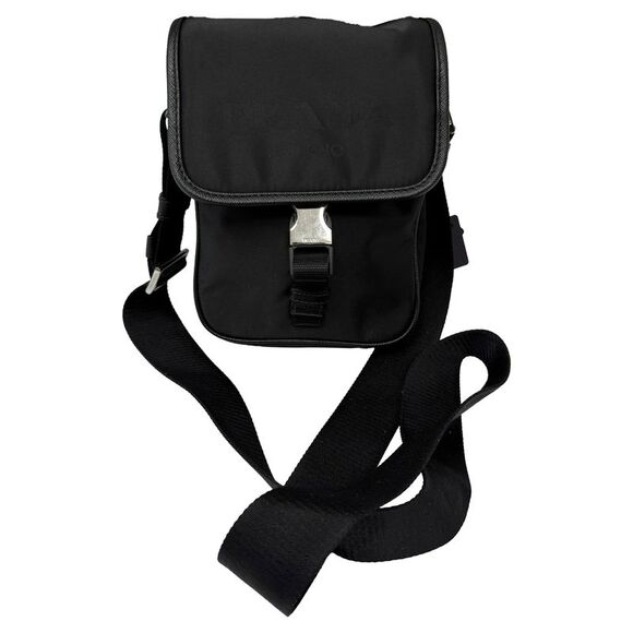 Prada Mini Tessuto Flap Mesesenger Bag in Black Nylon - Picture 1 of 12